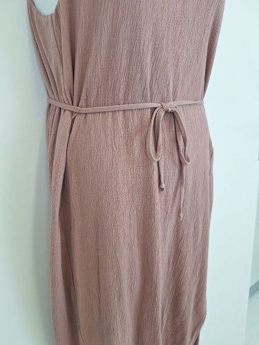 Second-Hand - Bae Refined Boho Dusty Rose Maternity Dress Size L - SwapUp