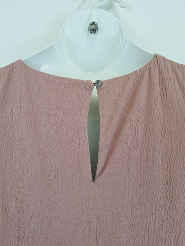 Second-Hand - Bae Refined Boho Dusty Rose Maternity Dress Size L - SwapUp