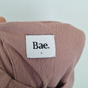 Second-Hand - Bae Refined Boho Dusty Rose Maternity Dress Size L - SwapUp