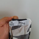 Second-Hand - Yours Truly Polished Black and White One Shoulder Maxi Dress Size 14 - SwapUp