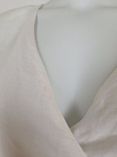 Second-Hand - Miann & Co Lightweight Relaxed Linen Blend Maxi Dress Size M - SwapUp