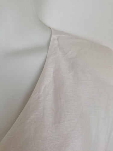 Second-Hand - Miann & Co Lightweight Relaxed Linen Blend Maxi Dress Size M - SwapUp