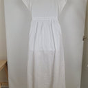 Second-Hand - Miann & Co Lightweight Relaxed Linen Blend Maxi Dress Size M - SwapUp
