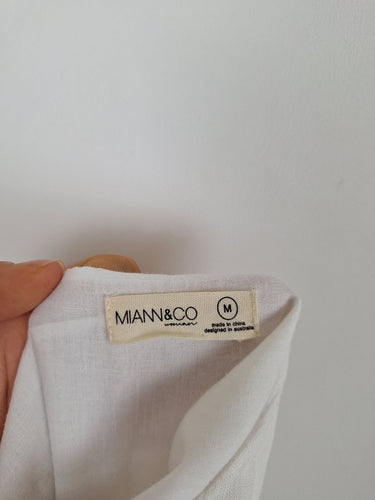 Second-Hand - Miann & Co Lightweight Relaxed Linen Blend Maxi Dress Size M - SwapUp