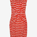 Second-Hand - Country Road Pomegranate Cinched Front Midi Dress Size 4 - SwapUp