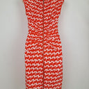 Second-Hand - Country Road Pomegranate Cinched Front Midi Dress Size 4 - SwapUp