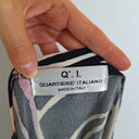 Second-Hand - Quartiere Italiano Abstract Wrap Colour Blot Midi Dress Size S - SwapUp
