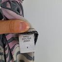 Second-Hand - Quartiere Italiano Abstract Wrap Colour Blot Midi Dress Size S - SwapUp