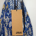 Second-Hand - Jaase Paisley Shirred Bodice Blue Playsuit Size XS - SwapUp