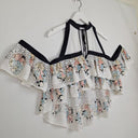 Second-Hand - Alice McCall Ruffle High Low Watercolour Flower Top Size 8 - SwapUp