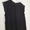 Second-Hand - Oxford Boxy Fit Essential Black Top Size 8 - SwapUp