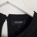 Second-Hand - Oxford Boxy Fit Essential Black Top Size 8 - SwapUp