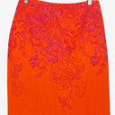 Second-Hand - Ginger & Smart Neon Pink Rose Jacquard Mini Skirt Size 8 - SwapUp