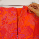 Second-Hand - Ginger & Smart Neon Pink Rose Jacquard Mini Skirt Size 8 - SwapUp