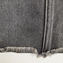 Second-Hand - Auguste Washed Black Raw Edge Denim Skirt Size 10 - SwapUp