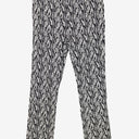 Second-Hand - Blue Illusion Casual Lined Patterned Stretch Pants Size 20 - SwapUp