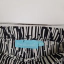 Second-Hand - Blue Illusion Casual Lined Patterned Stretch Pants Size 20 - SwapUp
