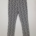 Second-Hand - Blue Illusion Casual Lined Patterned Stretch Pants Size 20 - SwapUp