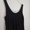 Second-Hand - Blue Illusion Essential Black Flowy Singlet Top Size 18 - SwapUp