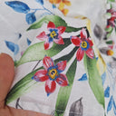 Second-Hand - Blue Illusion Realxed Blooming Florals Button up Blouse Size 18 - SwapUp