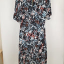 Second-Hand - Blue Illusion Breezy Bush Life Midi Dress Size 20 - SwapUp