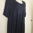 Second-Hand - Taking Shape Navy Luxe Tiered Jersey Dress Size 22 - SwapUp