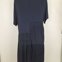 Second-Hand - Taking Shape Navy Luxe Tiered Jersey Dress Size 22 - SwapUp