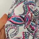 Second-Hand - Blue Illusion Purple Teal Paisley Midi Dress Size XL - SwapUp