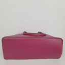 Second-Hand - Laura Jones Berry Pink Hinge Hardware Handbag - SwapUp