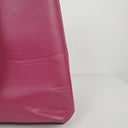Second-Hand - Laura Jones Berry Pink Hinge Hardware Handbag - SwapUp