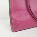 Second-Hand - Laura Jones Berry Pink Hinge Hardware Handbag - SwapUp