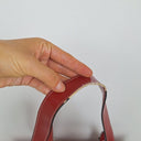 Second-Hand - Laura Jones Rectangular Red Patent Oversized Bag - SwapUp