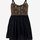 Second-Hand - One Teaspoon Gold Rush Beaded Mini Dress Size 12 - SwapUp