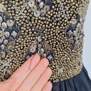 Second-Hand - One Teaspoon Gold Rush Beaded Mini Dress Size 12 - SwapUp