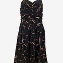 Second-Hand - Thurley Wispy Silk Ruched Bodice Dress Size 14 - SwapUp
