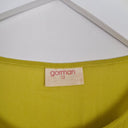 Second-Hand - Gorman Ochre Sheer Silk Button Up Top Size 12 - SwapUp