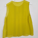 Second-Hand - Gorman Ochre Sheer Silk Button Up Top Size 12 - SwapUp