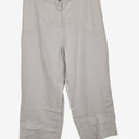 Second-Hand - Blue Illusion Moonstone Linen Layered Hem Pants Size XXXL - SwapUp