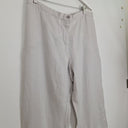 Second-Hand - Blue Illusion Moonstone Linen Layered Hem Pants Size XXXL - SwapUp
