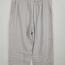 Second-Hand - Blue Illusion Moonstone Linen Layered Hem Pants Size XXXL - SwapUp