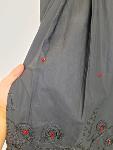 Second-Hand - Yarra Trail Flowy Pleated Romantic Embellished Skirt Size 20 - SwapUp