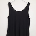 Second-Hand - Blue Illusion Essential Black Flowy Singlet Top Size 18 - SwapUp