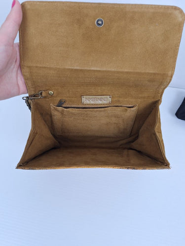 Second-Hand - NMBR NINE Omy Golden Reptile Envelope Clutch - SwapUp