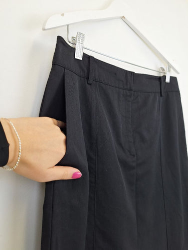 Second-Hand - Witchery Side Split Tailored Panel Skirt Size 12 - SwapUp