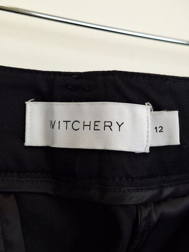 Second-Hand - Witchery Side Split Tailored Panel Skirt Size 12 - SwapUp