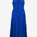 Second-Hand - Mister Zimi Vibrant Blue Ruffle Trim Picnic Dress Size 12 - SwapUp