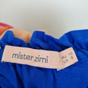 Second-Hand - Mister Zimi Vibrant Blue Ruffle Trim Picnic Dress Size 12 - SwapUp