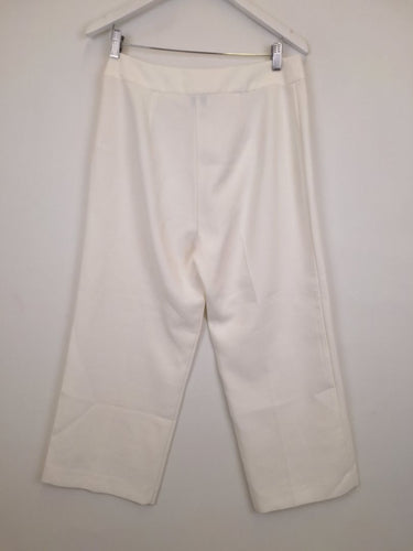 Second-Hand - Witchery White Pearl Tailored Culottes Size 12 - SwapUp
