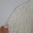 Second-Hand - Decjuba Ivory Mia Pretty Lace Dress Size M - SwapUp