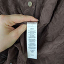 Second-Hand - Lorna Jane Espresso Dusty Palm Towelling Oversized Skirt Size M - SwapUp